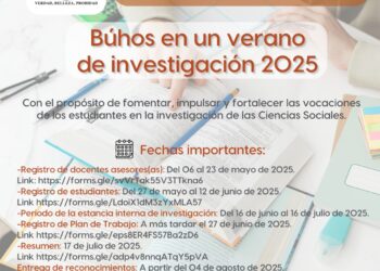 Invita FDCSV a “Buhos en un verano de Investigación”